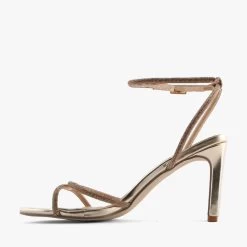 Kian Champagne Satin -Fashion Shoe Store A666 3