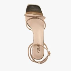 Kian Champagne Satin -Fashion Shoe Store A666 4
