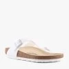 Birkenstock GIZEH WHITE BIRKO-FLOR