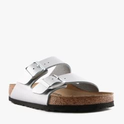 Birkenstock ARIZONA SILVER BIRKO-FLOR