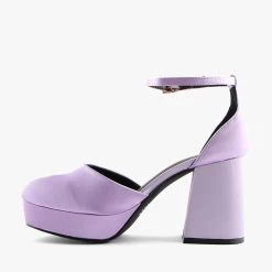 ALIX LILAC SATIN -Fashion Shoe Store C1265 3jpg