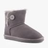 BUTTON UGG DARK GREY -Fashion Shoe Store F161 1