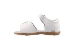 AMELIE WHITE/SILVER LEATHER -Fashion Shoe Store FC186.WHT 2