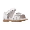 AMELIE WHITE/SILVER LEATHER -Fashion Shoe Store FC186.WHT 3