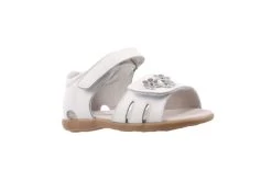 AMELIE WHITE/SILVER LEATHER