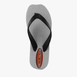 DOUBLE PLUG THONG BLACK -Fashion Shoe Store GM60 4jpg