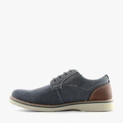 Florsheim BARKLAY PLAIN CANVAS DARK BLU -Fashion Shoe Store JM303 3
