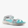 FLOSS 2 GREY/FLORAL -Fashion Shoe Store K239 1