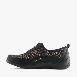 TINA BLACK MULTI -Fashion Shoe Store K261 3