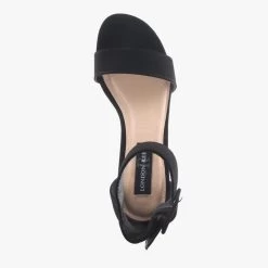 SHOUTIT BLACK LAMI -Fashion Shoe Store L3326 4