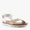 ASPEN WHITE/RAFFIA -Fashion Shoe Store L3923 1