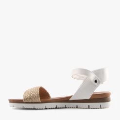 ASPEN WHITE/RAFFIA -Fashion Shoe Store L3923 3