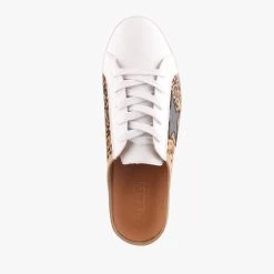 VANGO WHITE TAN CHEETAH -Fashion Shoe Store M1085.WHT 4