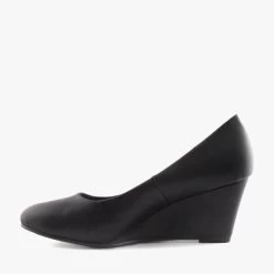 DARLA BLACK SMOOTH -Fashion Shoe Store R563 3