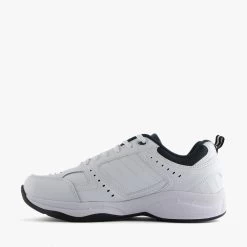 DEFY SENIOR WHITE/NAVY LACE -Fashion Shoe Store RM162 3