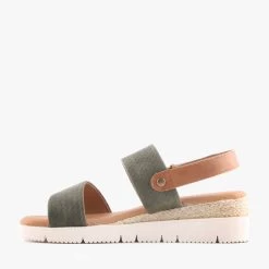BABY OLIVE/TAN -Fashion Shoe Store S1545 3