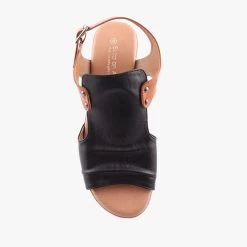 DOLCOP BLACK/TAN -Fashion Shoe Store S1562.BLK 4