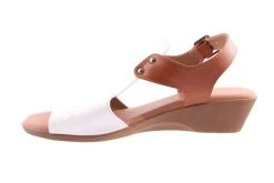 DOLCOP WHITE/TAN -Fashion Shoe Store S1563.WHT 2