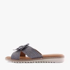 FABRIC BLUE LINEN -Fashion Shoe Store S1636.BLU 3