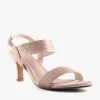 NUKE CHAMPAGNE SATIN -Fashion Shoe Store S1751 1