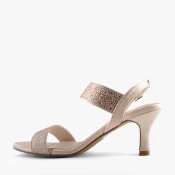 NUKE CHAMPAGNE SATIN -Fashion Shoe Store S1751 3