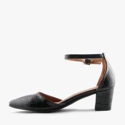 DUTY BLACK CROC -Fashion Shoe Store S1787 3