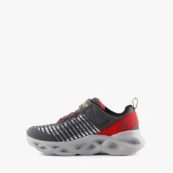 Skechers TB-NOVLO CHARCOAL/RED -Fashion Shoe Store SC535 3