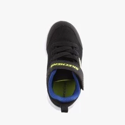Skechers SS-MINI WANDERER INF BLACK/LIME -Fashion Shoe Store SC8.BLK 4
