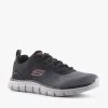 Skechers TRACK-RIPKENT BLACK/CHARCOAL -Fashion Shoe Store SM390 1